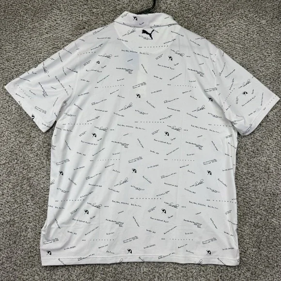 NEW Puma Polo Shirt Men XL Arnold Palmer Cloudspun Scorecard Golf Performance - Picture 16 of 16